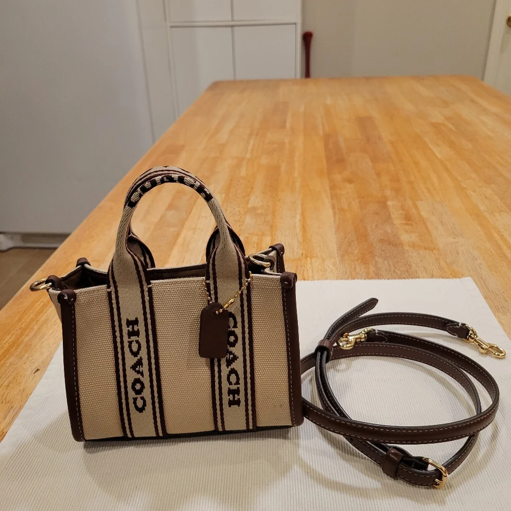 🟤EUC~ 💥HOT DEAL💥 COACH MINI SMITH TOTE BAG - Picture 8 of 8